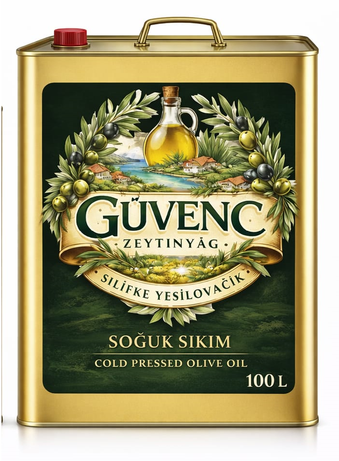 Soğuk Sıkım Zeytinyağ 100 Litre